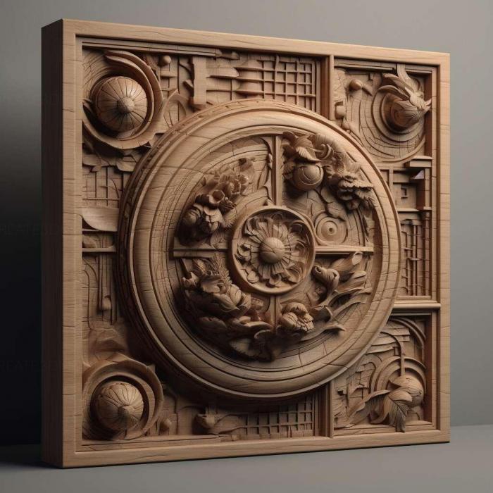 نموذج ثلاثي الأبعاد لآلة CNC 3D Art 